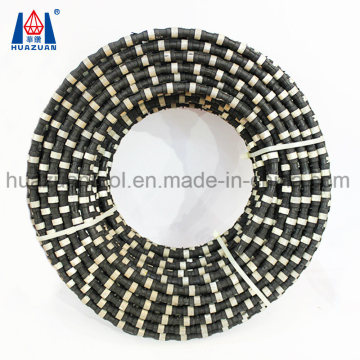 Dia 11.5 mm Rubber Diamond Wire Rope Saw for Granite Stone Cutting